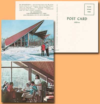 Postcard Ski Minne