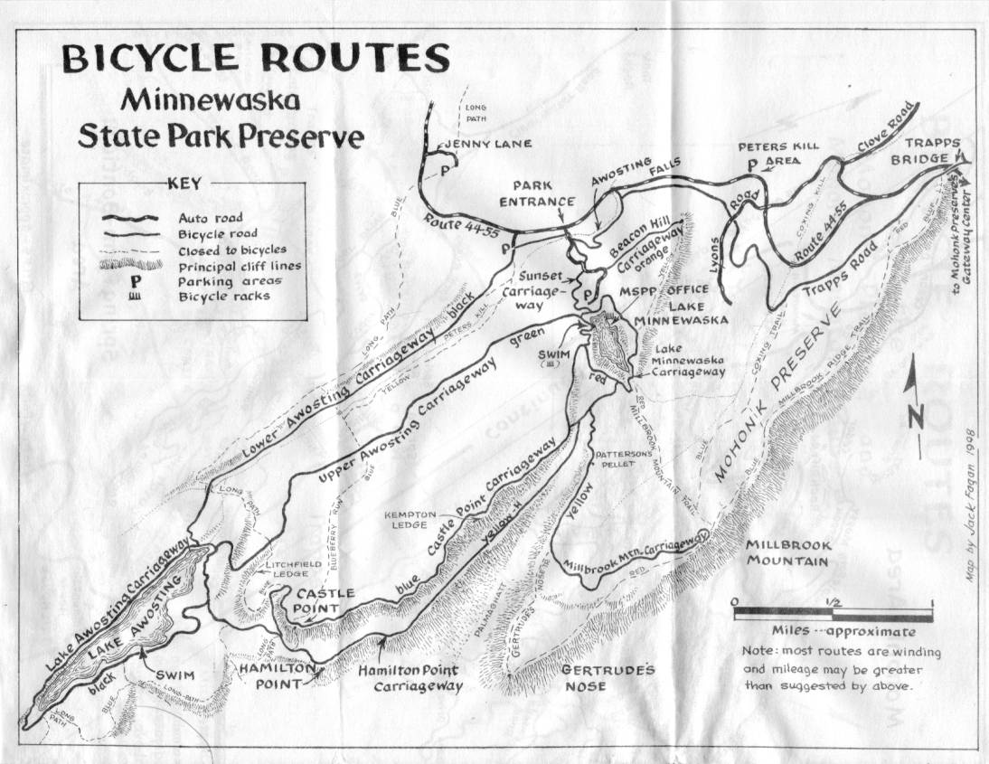 minnewaska state park bike trails
